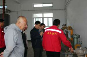 拜泉县相关领导考察福州任涛智能科技有限公司燃气
